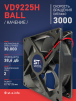 Вентилятор  VD 9225H Ball (качения) 12V, 3000 об.мин, 0,3А - st-e.info - Ангарск