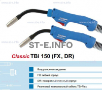 Горелка для полуавтоматической сварки TBi 240-blue-ESG, длина 5 метров - st-e.info - Ангарск