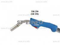 Горелка для полуавтоматической сварки TBi 250-blue-ESG, длина 3 метра - st-e.info - Ангарск