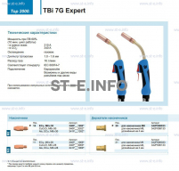 Горелка для полуавтоматической сварки TBi 7G Expert, длина 4 m. - st-e.info - Ангарск