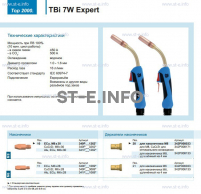 Горелка для полуавтоматической сварки TBi  7W Expert, длина 3 m. - st-e.info - Ангарск