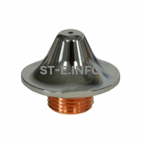 Сопло одинарное хромированное 1,7 мм арт. 1572362-1,7 - st-e.info - Ангарск