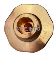 Сопло шестигранное для лазерной резки д.0,8мм арт. BD32-15-08-S - st-e.info - Ангарск