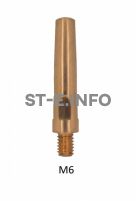 Наконечник М6*45*1,6 (для горелки qtb-500) Panasonic - st-e.info - Ангарск