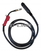 Сварочная горелка для полуавтомата QTB-500A длина кабеля 5 метров, евроадаптер - st-e.info - Ангарск