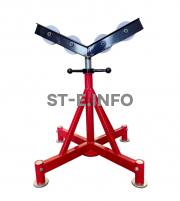 Роликовая опора для труб ST-V1 - st-e.info - Ангарск