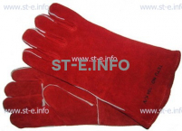 Перчатки-краги сварщика TETU 104 KEVLAR RED - st-e.info - Ангарск
