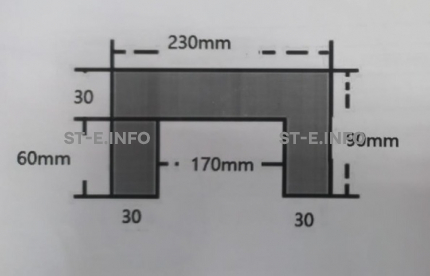 Гофрозащита усиленная 3600x230x30 для станков  - st-e.info - Ангарск