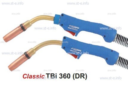 Горелка для полуавтоматической сварки TBi 360-blue-ESG, длина 4 метра - st-e.info - Ангарск